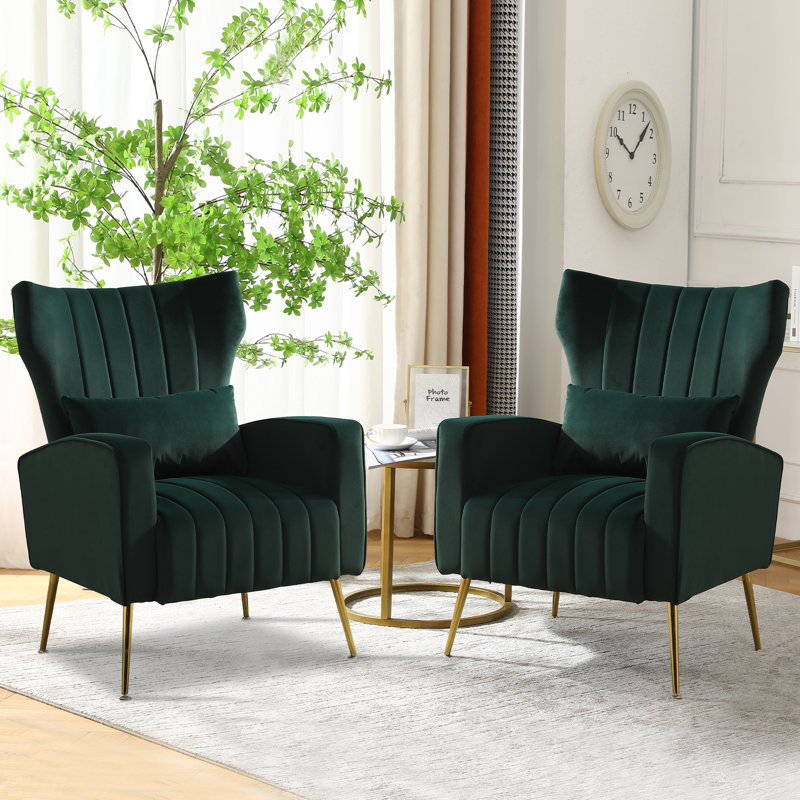 Wayfair set of 2 accent chairs discount